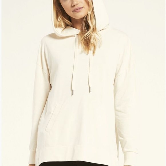 Z Supply Chicago Hoodie in Bone - Small